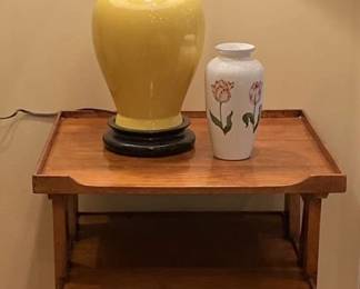 Table And A Yellow Lamp