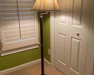 Tall Striped Lamp