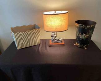 Zebra Lamp And More