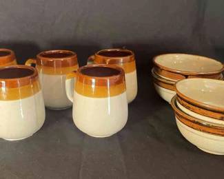 Hand Crafted Mugs Small Bowls