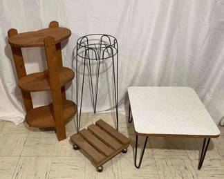 Heart Shelf Plant Stand And Dolly