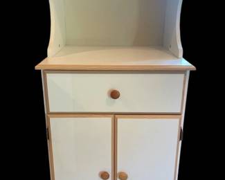 Kitchen Microwave Cabinet cart on wheels