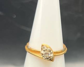 Marked 14K Gold Ring