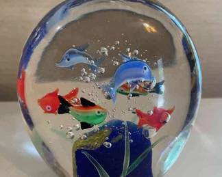 Paperweight Aquarium Glass