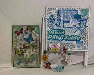 Patio AccentsSun Catchers and side table