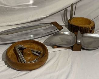 Serving Dishes and Nutcrackers