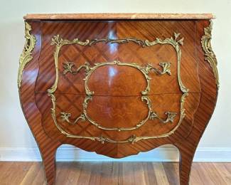 Antique Louis XV Marquetry Commode