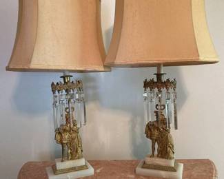 Late 19th Century Pair of Antique Girandoles