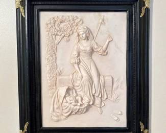 Mother and Child Relief Plaque