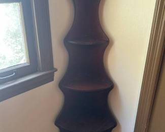 Vintage Wooden Corner Shelf