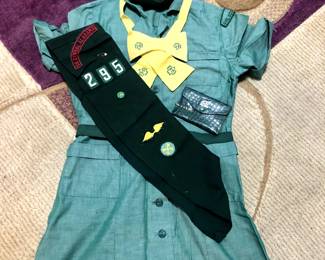 1970s Girl Scout Dress and Accessories