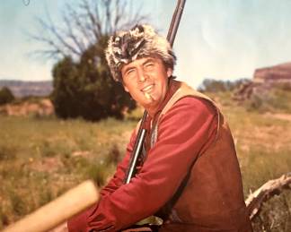 Autographed Photo - Fess Parker “Daniel Boone” - Daniel Boone (also have Ken Curtis (Festus) and one more.