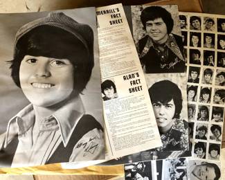 1970s Black and White Celebrity Posters ordered from 16 Magazine-Osmonds, never hung or used