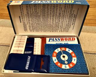 1962 Password Game from Milton Bradley Company Volume Two No. 4260, Very Good Condition