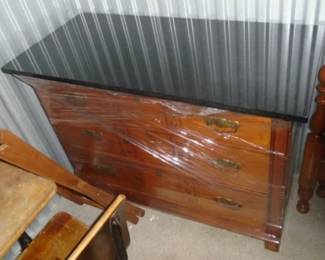 CHEST W MARBLE TOP