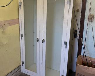 Vintage( in wall mount )medical supply cabinet 