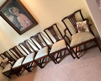 103 Kittinger Williamsburg Dining Chairs X6min