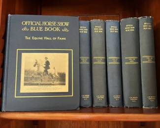 103 Official Horse Show Blue Book Vintage Collectionmin