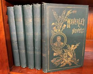 103 Vintage Walter Scott Waverley Novels Setmin