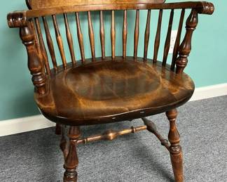 103 Vintage Windsor Colonial Elm Armchair X2min