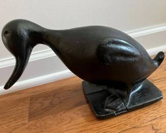 103 Virginia MetalCrafters Cast Iron Duck Doorstopmin