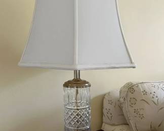 103 Waterford Large Crystal Table Lamp X2min