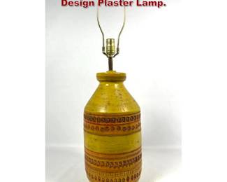Lot 1869 Mid Century Modern BITOSSI Design Plaster Lamp. 