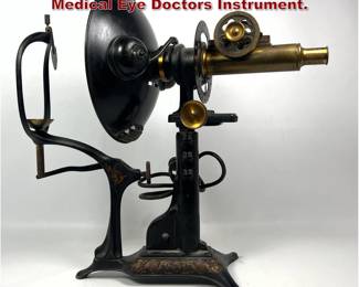 Lot 1893 Antique Chambers Inskeep Chicago Medical Eye Doctors Instrument. 