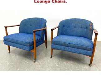 Lot 1946 Pair FINN ANDERSON for Selig Lounge Chairs. 