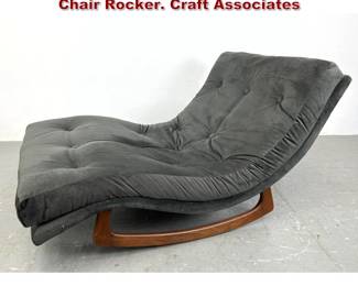 Lot 1948 ADRIAN PEARSALL Wave Lounge Chair Rocker. Craft Associates