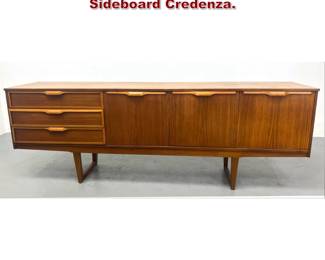 Lot 1989 Danish Modern Teak Sideboard Credenza. 