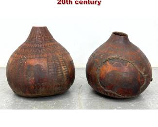 Lot 2079 Kenyan Decorated Gords Early 20th century