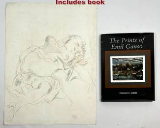 Lot 2094 EMIL GANSO Print. Signed. Includes book