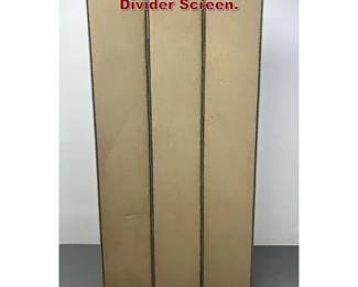 Lot 2113 2 Panel Studded Room Divider Screen. 
