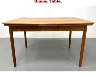 Lot 2132 Danish Modern Teak Refractory Dining Table. 