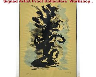 Lot 2209 Jacques Lipschitz Lithograph Print. Signed Artist Proof Hollanders Workshop . 