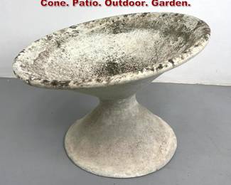 Lot 2298 WILLY GUHL Tilt Planter. Double Cone. Patio. Outdoor. Garden. 