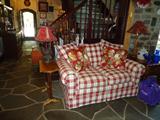 Darling Love Seat and Lamps