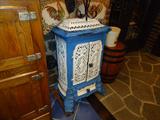 Blue & White French Heater