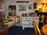 White Enamel Oven Stove, 1920's Enamel Stove/Oven