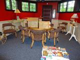 Card Table with Chairs, Side Tables