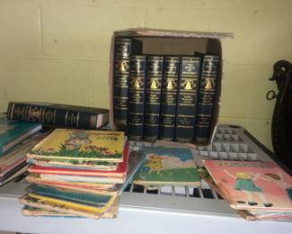 LARGE SELECTION OF VINTAGE CHILDRENS BOOKS FROM THE 1940'S TO 1950'S