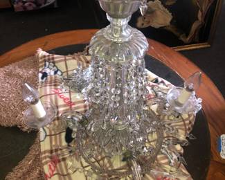 RARE WATERFORD CRYSTAL CHANDERLIER CIRCA 1929-1931 FROM THE LAWRENCE FISHER MANSION LENOX AVENUE DETROIT. ALL CRYSTALS PIECES AVAILABLE