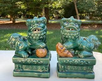 Pair of gorgeous Foo Dogs