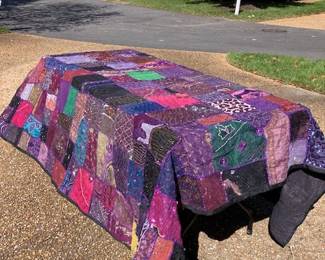 Indian textile, sewed with lots of jewels, beautiful to see. 