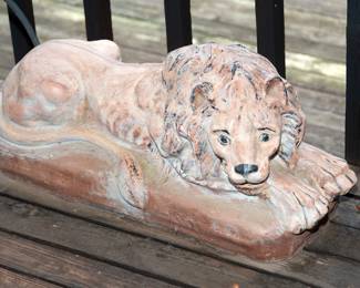 Terra cotta lion