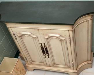 Slate top console table