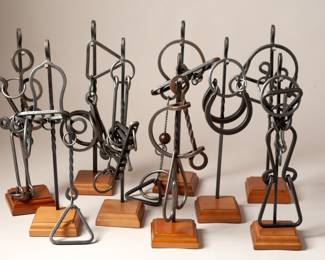 Wrought iron tavern puzzles