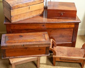 Antique boxes