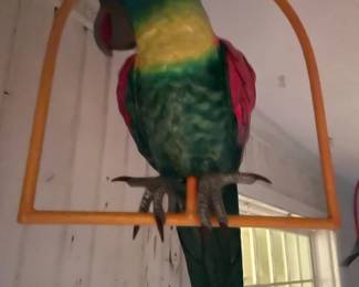 Papier-mâché Parrot